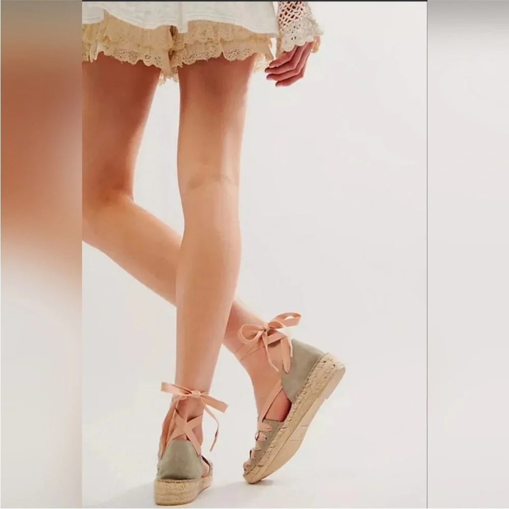Free People Heat Wave Wrap Espadrilles